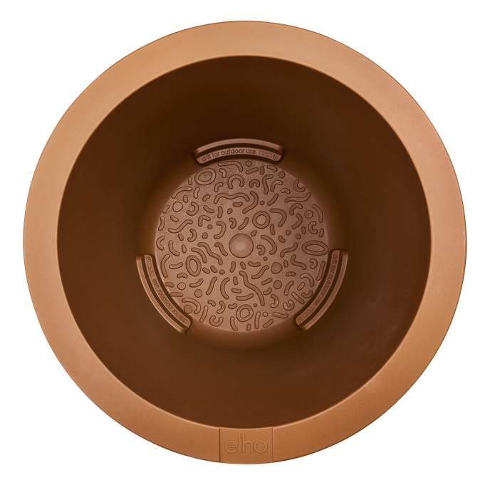 amber coupe round 41cm karamell